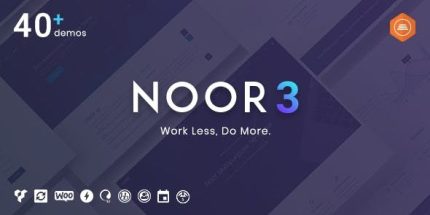 Noor - Multi-Purpose & Fully Customizable Creative AMP Theme