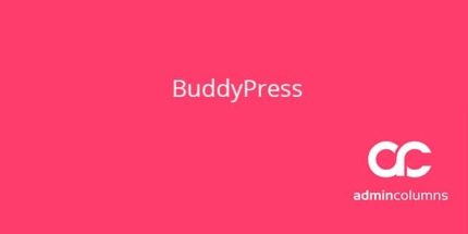 Admin Columns Addon: BuddyPress Addon