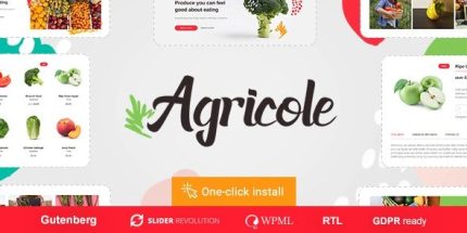 Agricole - Organic Food & Agriculture WordPress Theme