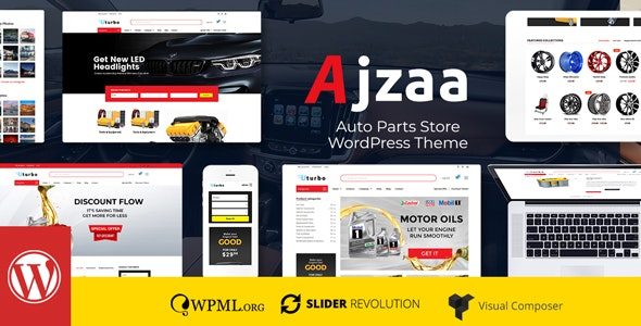 Ajzaa 3.6 – Auto Parts Store WordPress Theme