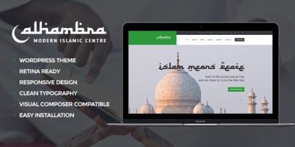 Alhambra - Islamic Centre & Mosque WordPress Theme + RTL