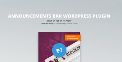 Announcements Bar - WordPress Plugin