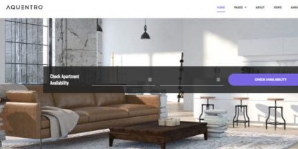 Aquentro - MOTOPRESS - Single Property WordPress Theme