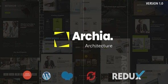 Archia 1.1.0 – Architecture & Interior WordPress Theme