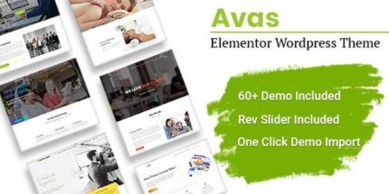 Avas - Multi-Purpose Elementor WordPress Theme