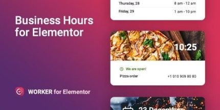 Worker - Business hours widget for Elementor