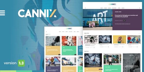 Cannix - A Vibrant WordPress Theme for Creative Bloggers