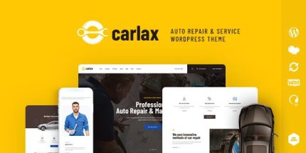 Carlax - Car Parts Store & Auto Service WordPress Theme