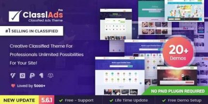 Classiads - Classified Ads WordPress Theme