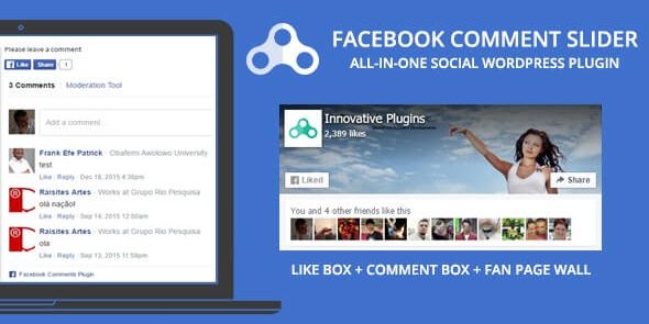 Comment Slider for Facebook - WordPress Social plugin