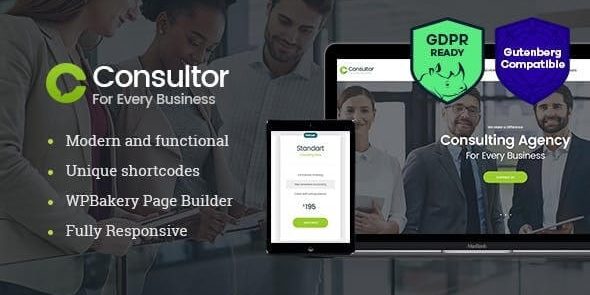 Consultor - A Business Financial Advisor WordPress Theme