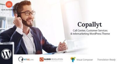 Copallyt - Call Center and Telemarketing WordPress Theme