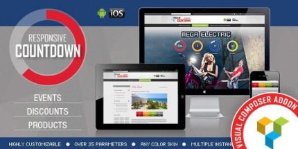 Visual Composer Addon - CountDown Timer PRO for WPBakery Page Builder