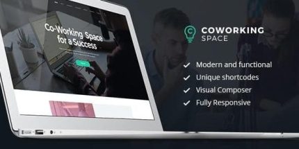 Coworking - Open Office & Creative Space WordPress Theme