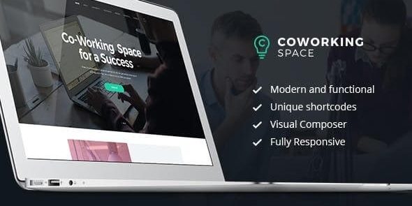 Coworking - Open Office & Creative Space WordPress Theme