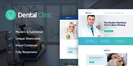 Dental Clinic - Medicine & Healthcare Doctor WordPress Theme