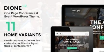 Dione - Conference & Event WordPress Theme