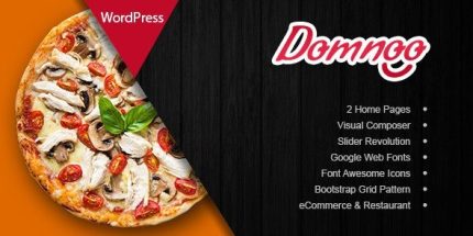 Domnoo - Pizza & Restaurant WordPress Theme