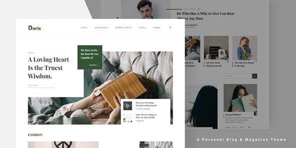 Doris 1.4 – Creative WordPress Blog and Magazine Theme