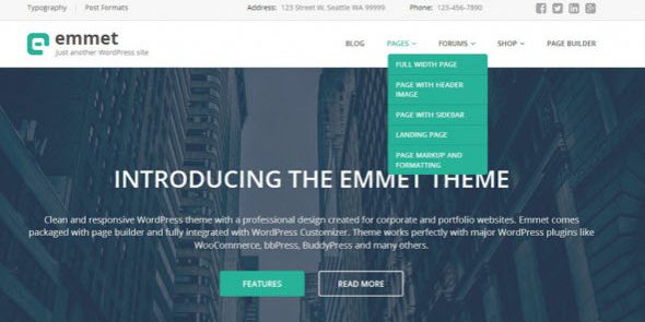 Emmet 1.7.0 – MOTOPRESS – Multipurpose WordPress Theme