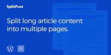 Epic Split Post - Post Content Splitter as Slider - Smart List with Ajax Pagination WordPress Plugin