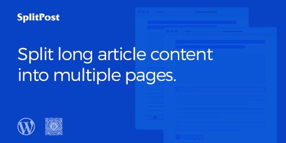 Epic Split Post - Post Content Splitter as Slider - Smart List with Ajax Pagination WordPress Plugin