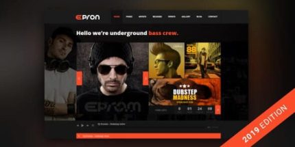 Epron - Responsive Music & Events WordPress Theme