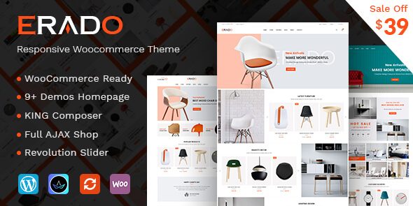 Erado 1.8 – eCommerce WordPress Theme