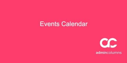 Admin Columns Addon: Events Calendar