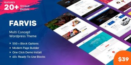 Farvis - Multipurpose WordPress Theme