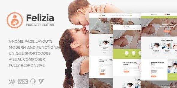 Felizia - Fertility Center & Medical WordPress Theme