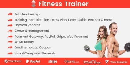 Fitness Trainer - Training Membership Plugin