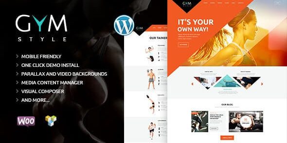 GYM - Sport & Fitness Club WordPress Theme