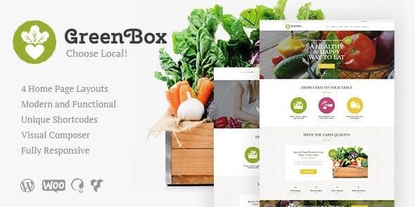 Green Box - Eco Farm & Organic Products Store WordPress Theme