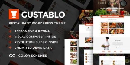 Gustablo - Restaurant & Cafe Responsive WordPress Theme