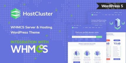 HostCluster - WHMCS Server & Hosting WordPress Theme