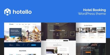 Hotello - Hotel Booking WordPress Theme