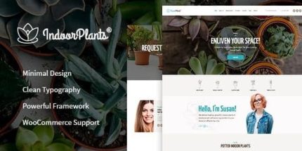 Indoor Plants - Houseplants store & Gardening WordPress Theme