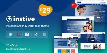 Instive - Insurance WordPress Theme