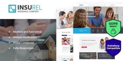 InsuRel - Insurance & Finance WordPress Theme