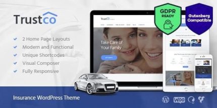 Insurance Agency - Finance & Business WordPress Theme