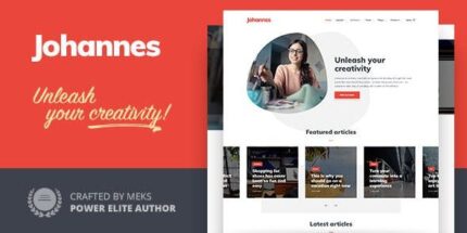 Johannes - Multi-concept Personal Blog & Magazine WordPress theme
