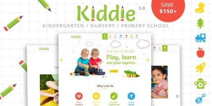 Kiddie - Kindergarten WordPress Theme