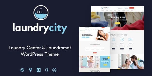 Laundry City 1.2.18 – Dry Cleaning & Washing Services WordPress Theme