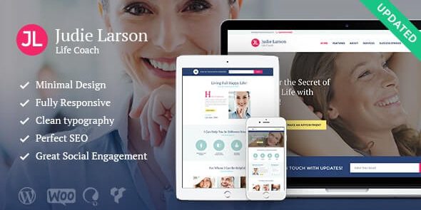 Life Coach and Psychologist - Personal WordPress Theme