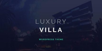 Luxury Villa - Property Showcase WordPress Theme