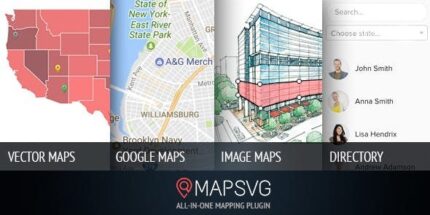 MapSVG: Interactive Vector / Image / Google Maps