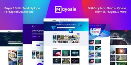 Mayosis - Digital Marketplace WordPress Theme