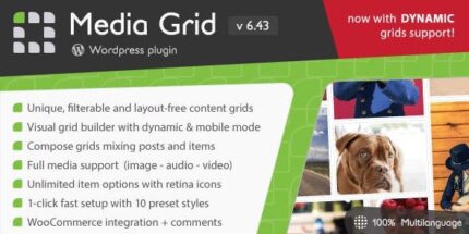 Media Grid - WordPress Responsive Portfolio
