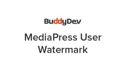 MediaPress User Watermark